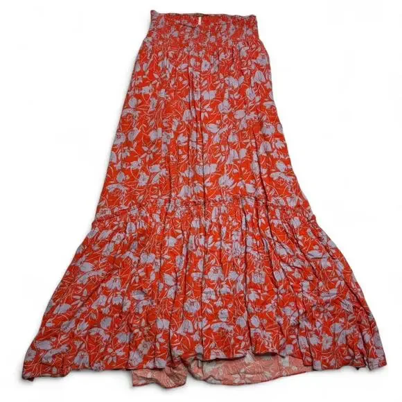 Free People Tigerlilly Midi Dress Perfect spring summer dress strapless size XS - Picture 6 of 7